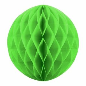 Bola nido de abeja, verde pistacho, 30 cms