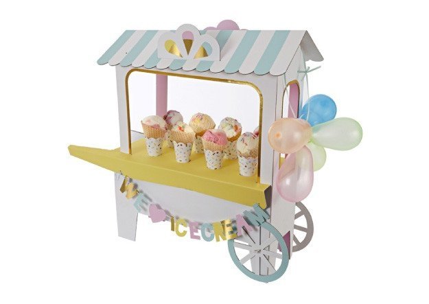 Carro-stand para helados y chuches