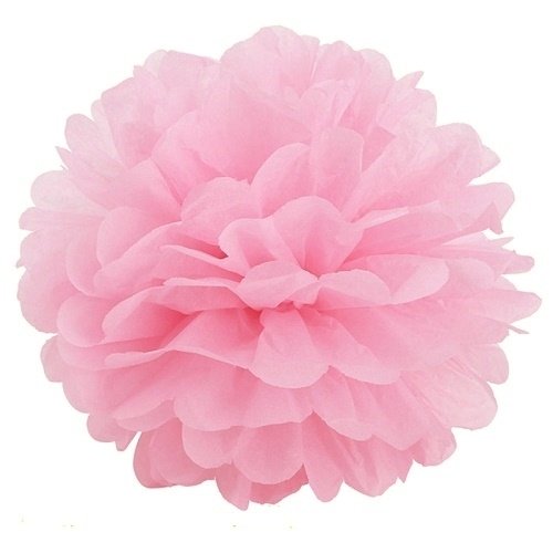 Pompon rosa 42 cms
