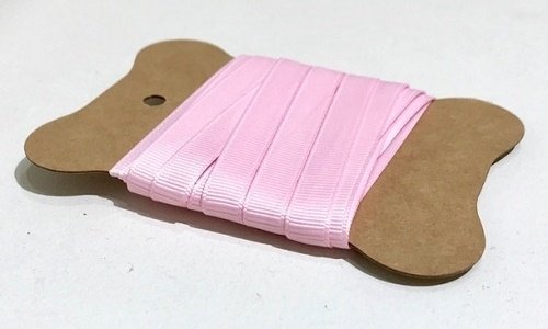 5 metros de cinta de regalo. Otomán rosa