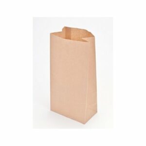 50 Bolsas de papel Kraft, tipo americano, 18X11X24cms