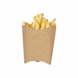 10 Cajas kraft para patatas fritas y chuches.