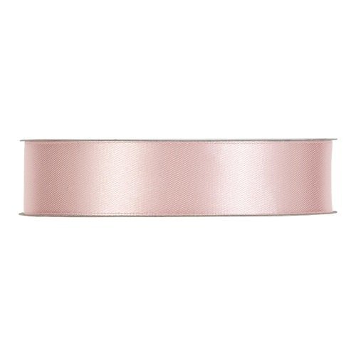 50 m de Cinta-lazo de raso sencillo, Rosa skin. Ancho 25 mm