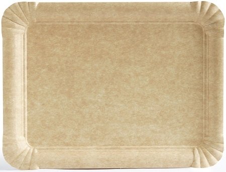 5 Bandejas kraft 34×25 cms