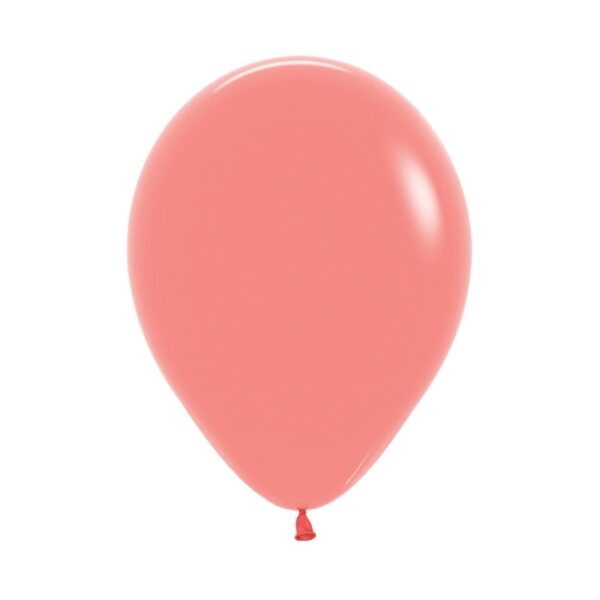 10 Globos 30 cms. Coral