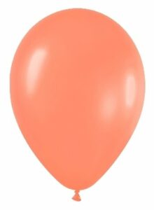 10 Globos 30 cms. Neón Naranja