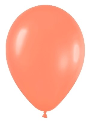 10 Globos 30 cms. Neón Naranja