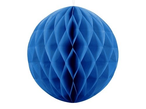 Bola nido de abeja, Azul. 20 cms