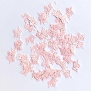 15 Grs de Confeti, corona rosa