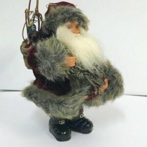 12 Papa noel para colgar 13 cms.