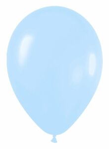 10 Globos 30 cms. Azul claro.