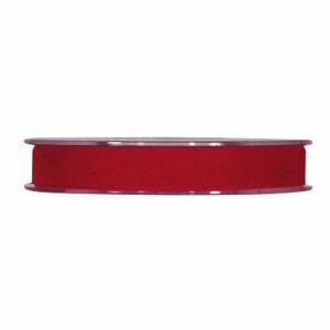 Cinta de terciopelo Rojo 15mmx7m