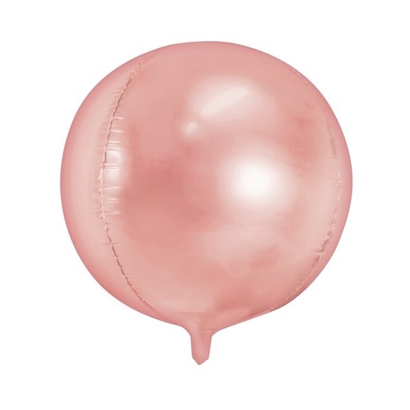 Globo metalizado esfera oro rosa