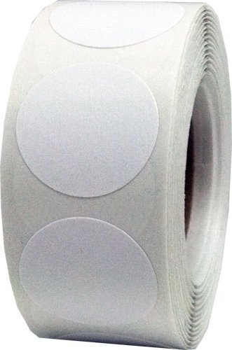 20 Etiquetas adhesivas redondas de papel, 6 cms. Varios colores