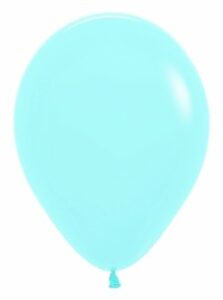 10 Globos 30 cms. Azul pastel