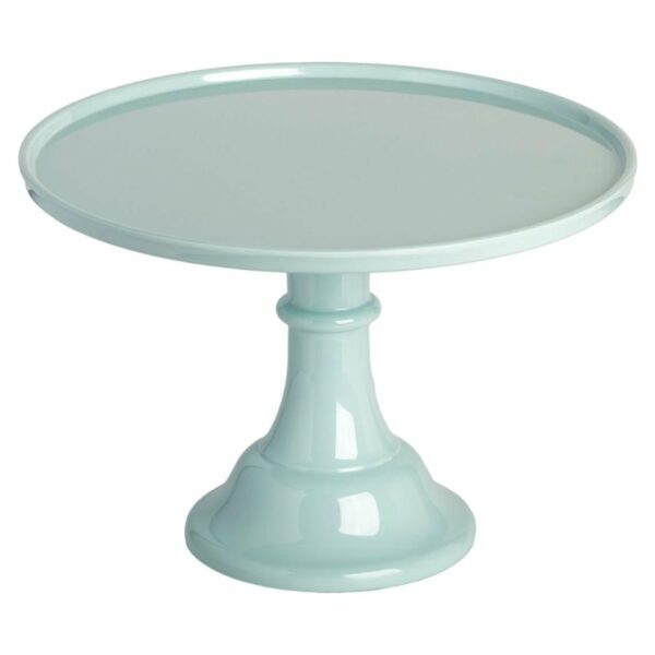 Cake Stand de melamina azul vintage. Tartas y cupcakes.