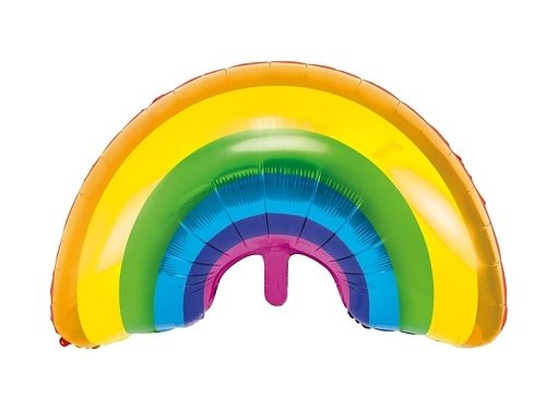Globo metalizado. Arcoiris 73x45 cms