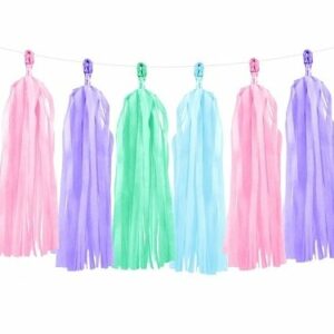 Guirnalda tassel-borlas, Happy