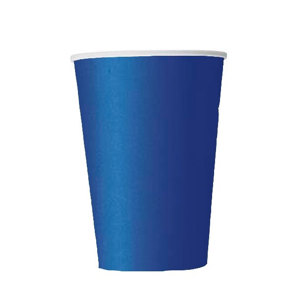 14 Vasos de papel Azul Marino