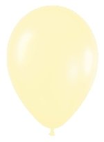 10 globos de látex, amarillo satinado