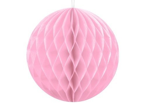 Bola nido de abeja rosa 10 cms