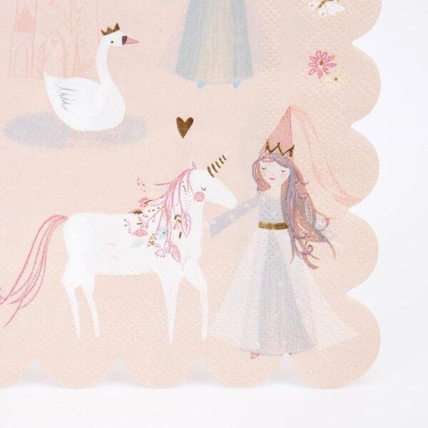 Servilleta-princesa-fiesta-infantil-unicornio-gramajeshop-valencia-meri-meri