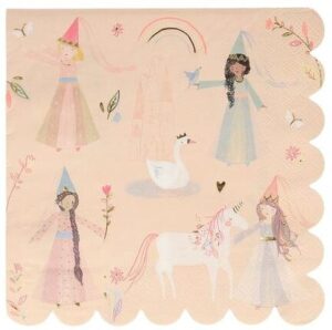 Servilleta-princesa-fiesta-infantil-unicornio-gramajeshop-valencia-meri-meri