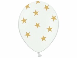 Globo-blancos-estrellas-doradas-comprar-gramajeshop-valencia-