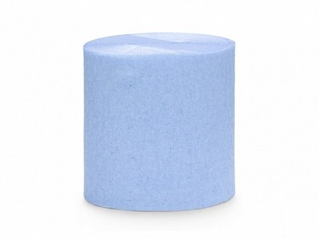 4 Rollos de cinta de papel crepé Azul Clarito