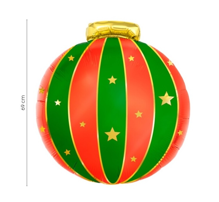 Globo órbita-orbz ombre verde y rojo