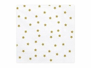Servilleta-papel-estrellas-doradas-mesa-navidad