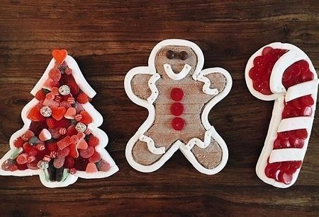 Árbol de Navidad con chuches