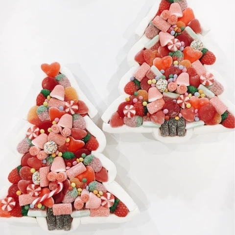 Árbol de Navidad con chuches