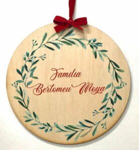 Bola-placa-madera-navidad-bienvenida-personalizada-gramajeshop-valencia