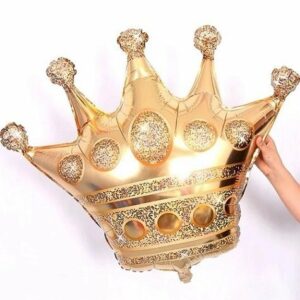 Globo-corona-rey-mago-dorado-fiesta-infantil-princesa-gramajeshop-valencia-helio