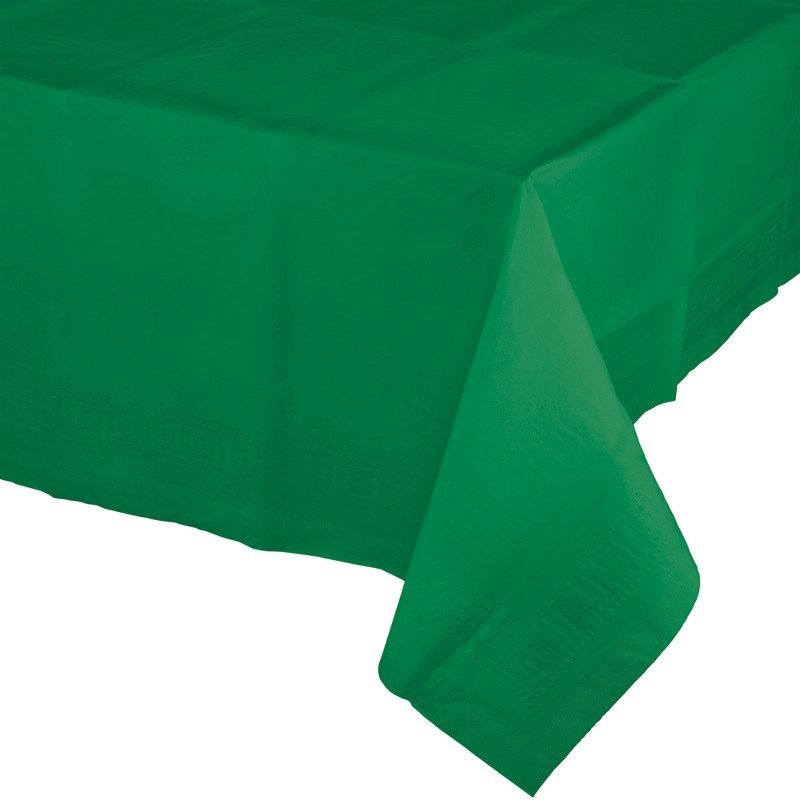 Manteles de Papel Impermeables Antimanchas Color Verde Desechables Comprar  Online