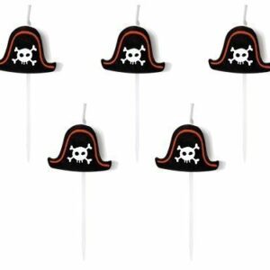5 velas de cumpleaños Pirata