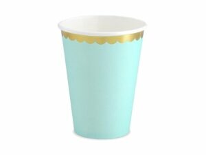 Vaso-papel-mint-feston-dorado-fiesta-gramajeshop-valencia