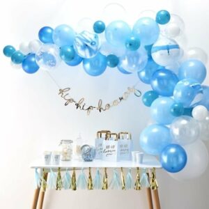 Guirnalda-globos-azules-comunion-bautizo-fiesta-diy-gramajeshop-valencia