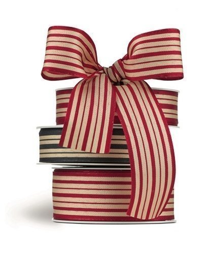 Cinta de raso, cuadros rojos y negros. Merry Christmas