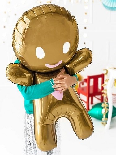 Globo Galleta Muñeco de jengibre. 58×86 cms