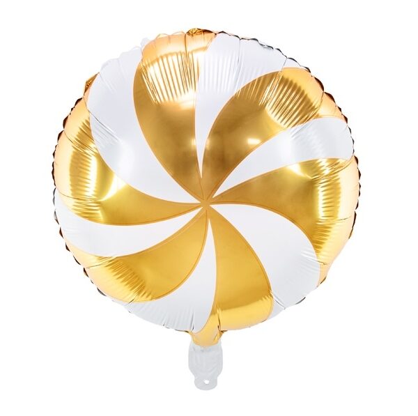Globo metalizado Caramelo dorado