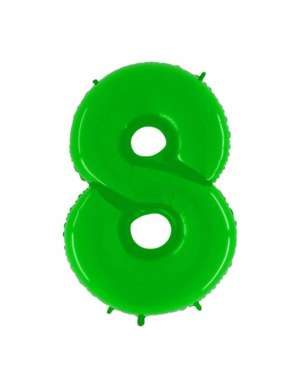 Globo-foil-verde-flúor-numero-9-cumpleaños-gramajeshop-valencia-venta-online