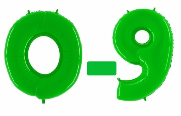 Globo-foil-verde-flúor-numero-9-cumpleaños-gramajeshop-valencia-venta-online