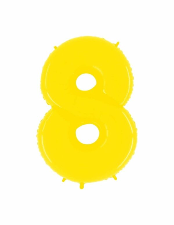 Globo-foil-amarillo-flúor-numero-0-cumpleaños-gramajeshop-valencia