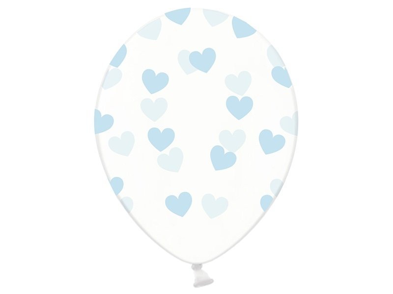 Globo-transparente-corazones-azul-claro-san-valentin-bebé-helio-gramajeshop-valencia