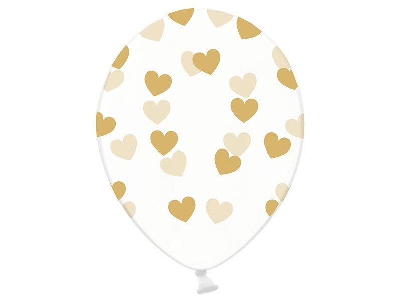 Globo-transparente-corazones-dorados-boda-san-valentin-bebé-helio-gramajeshop-valencia