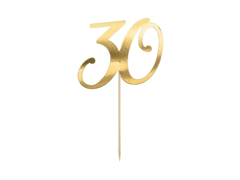 Topper-30-cumpleaños-oro-decoracion-tarta-gramajeshop-valencia