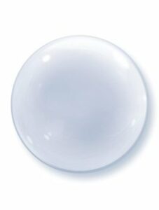 Globo burbuja transparente. Aprox 60 cms.