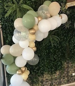 Guirnalda de globos en tonos Naturales – Kit